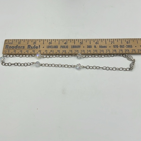 SIMPLE NECKLACE WITH IRIDESCENT BEADS - Picture 6 of 7